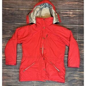 VTG LL Bean Penobscot Parka Womens Large Hood Long Coat Thinsulate 80s